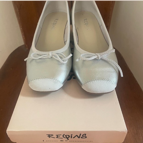 French ballet block heel shoes Requins size 6 - Picture 7 of 8